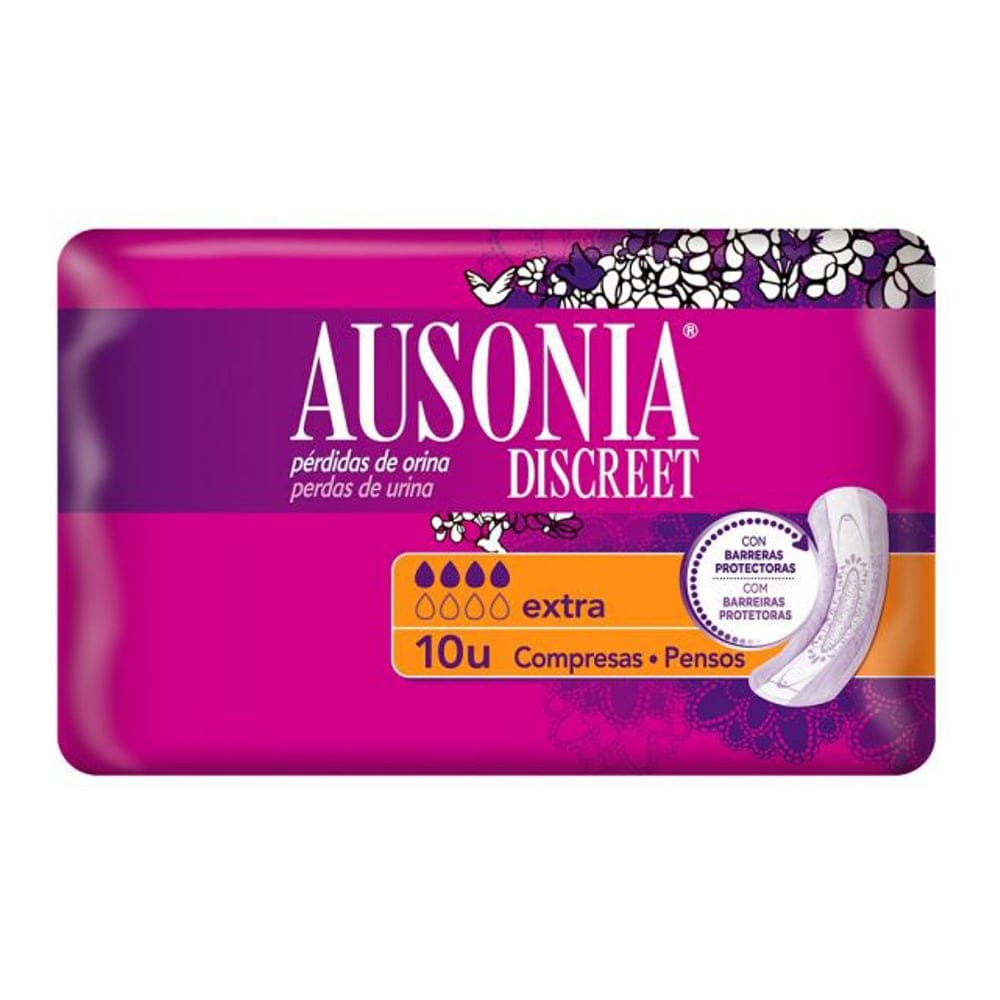 Ausonia - Protections pour l'incontinence 'Discreet' - Extra 10 Pièces