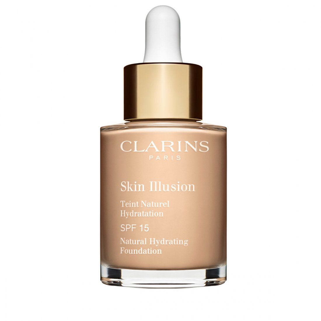 Clarins - Fond de teint 'Skin Illusion Natural Hydrating SPF15' - 105 Nude 30 ml