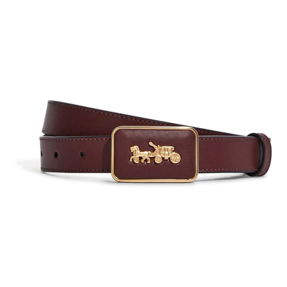 Coach - Ceinture 'Grace Plaque Buckle' pour Femmes