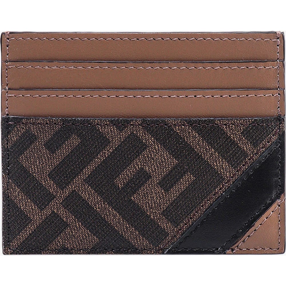 Fendi - Porte-carte 'FF Squared' pour Hommes