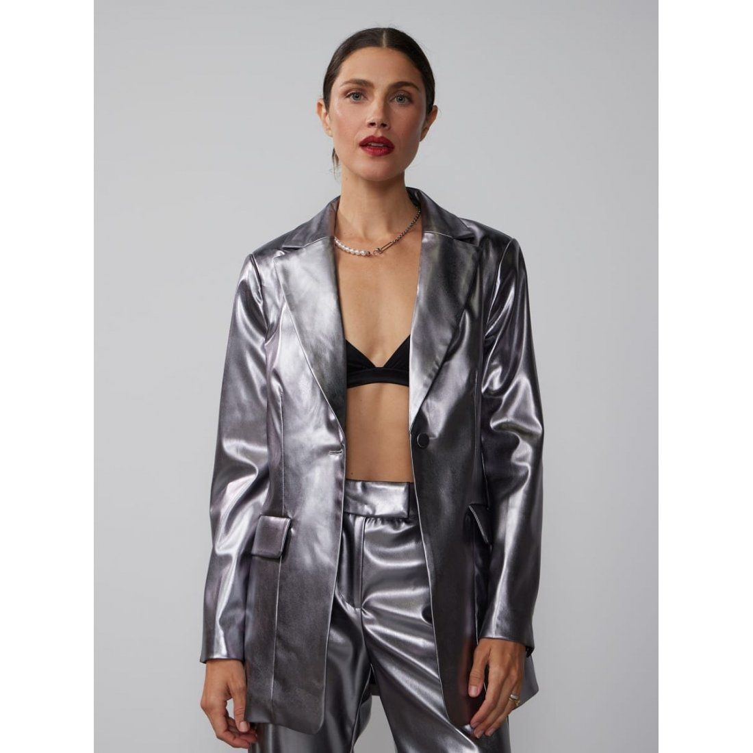 New York & Company - Blazer 'Metallic' pour Femmes