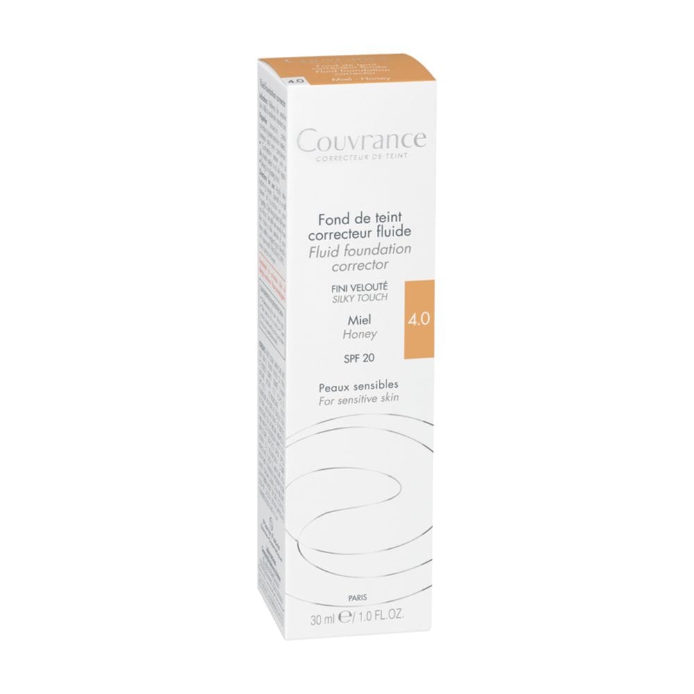 Avène - Couvrance Fond de Teint Correcteur Fluide - 4.0 Miel 30 ml