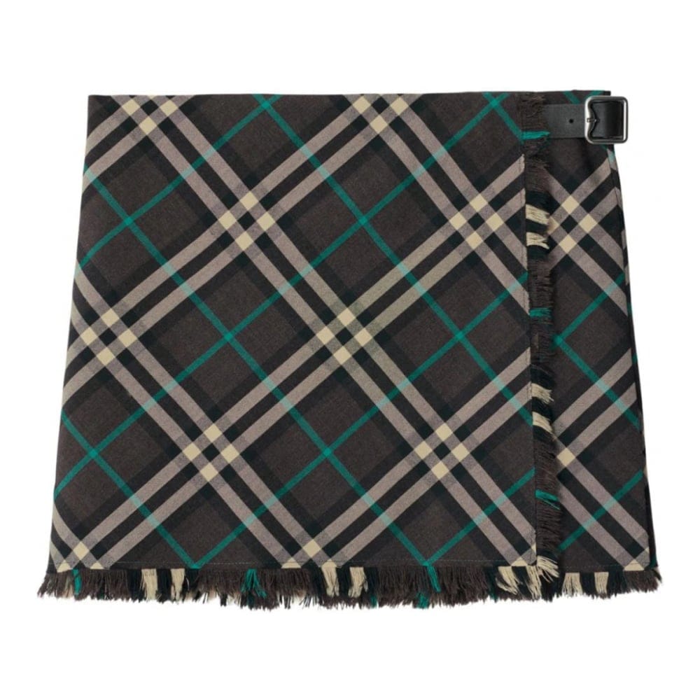 Burberry - Mini Jupe 'Check-Pattern' pour Femmes