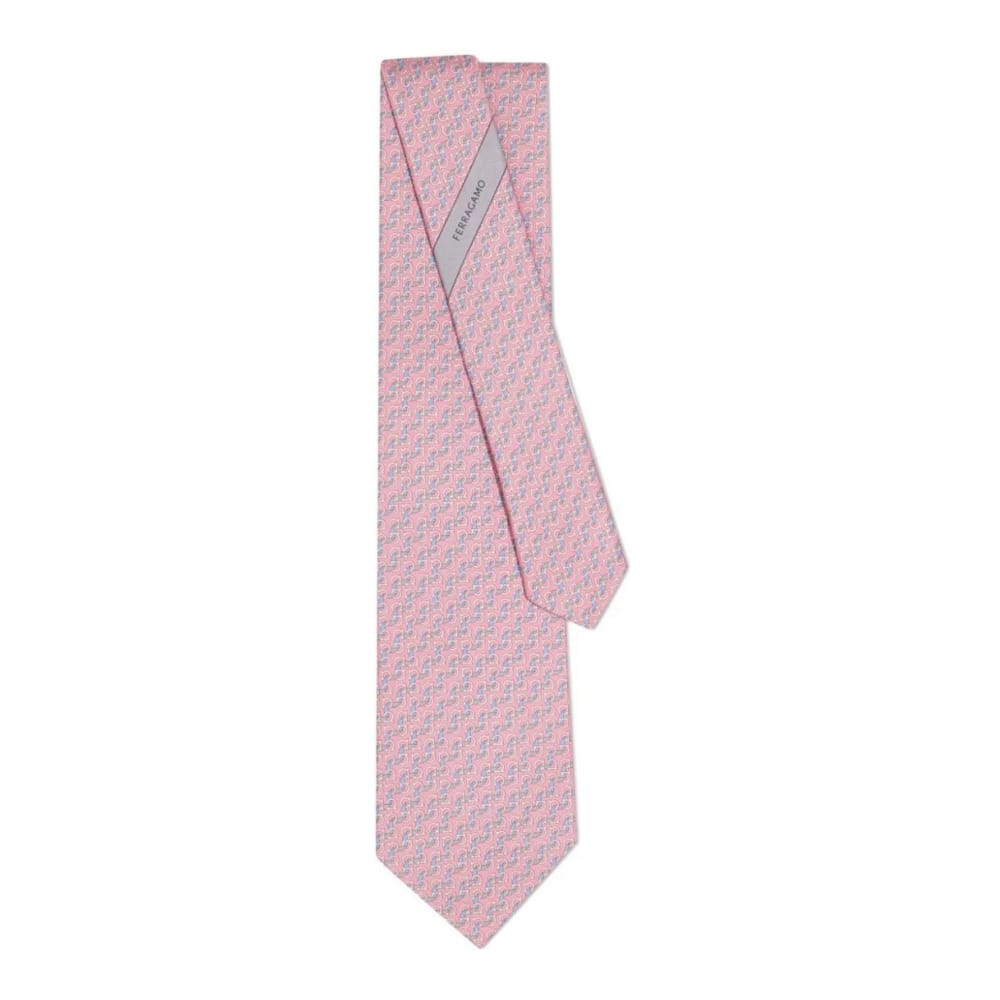 Salvatore ferragamo - Cravate 'String-Print' pour Hommes