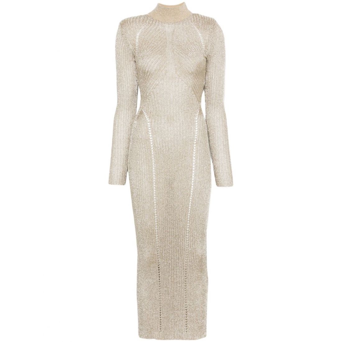 Self portrait - Robe maxi 'Lurex Knitted' pour Femmes