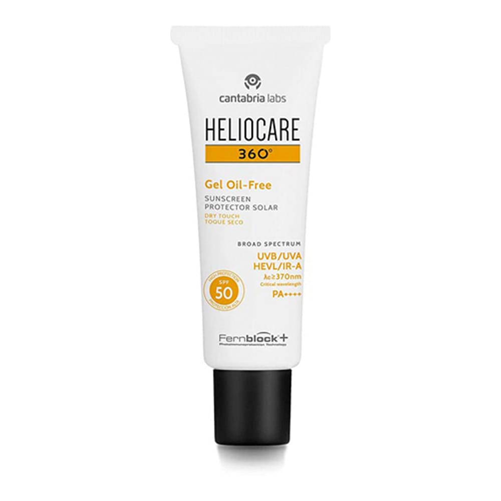 Heliocare - Gel de protection solaire '360° SPF50 Oil-Free' - Peau grasse, 50 ml