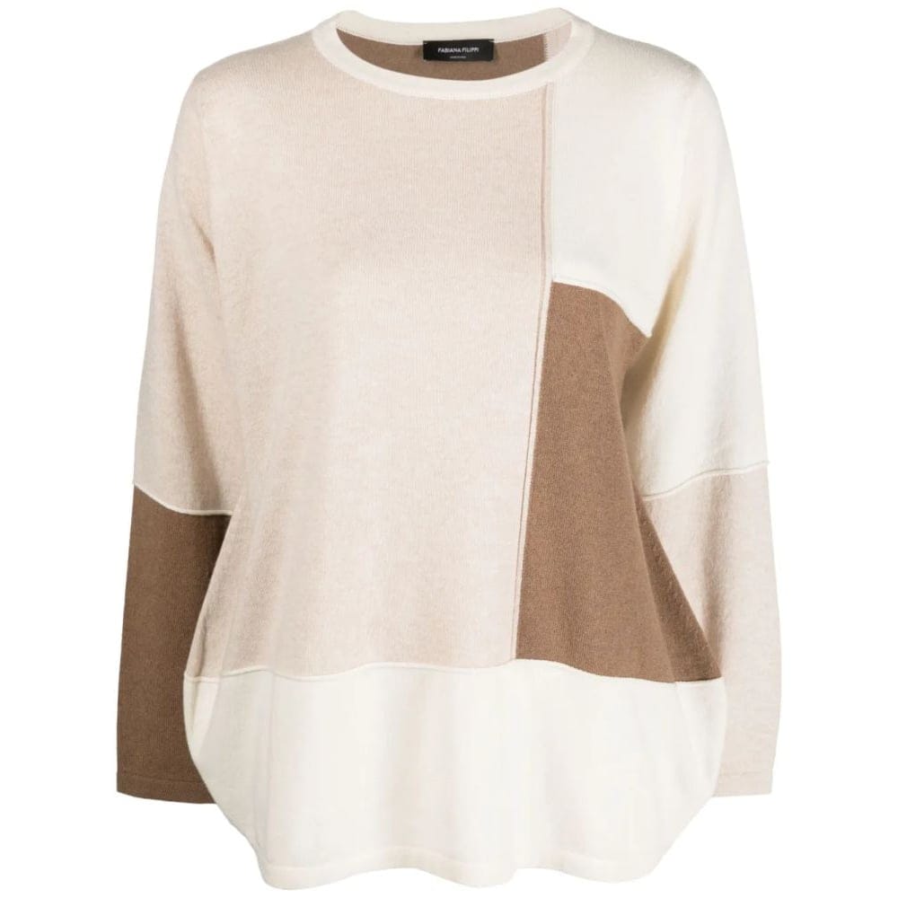 Fabiana filippi - Pull 'Contrasting-Panel Detail' pour Femmes