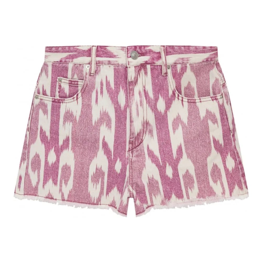 Isabel marant etoile - Short 'Abstract-Pattern Print' pour Femmes