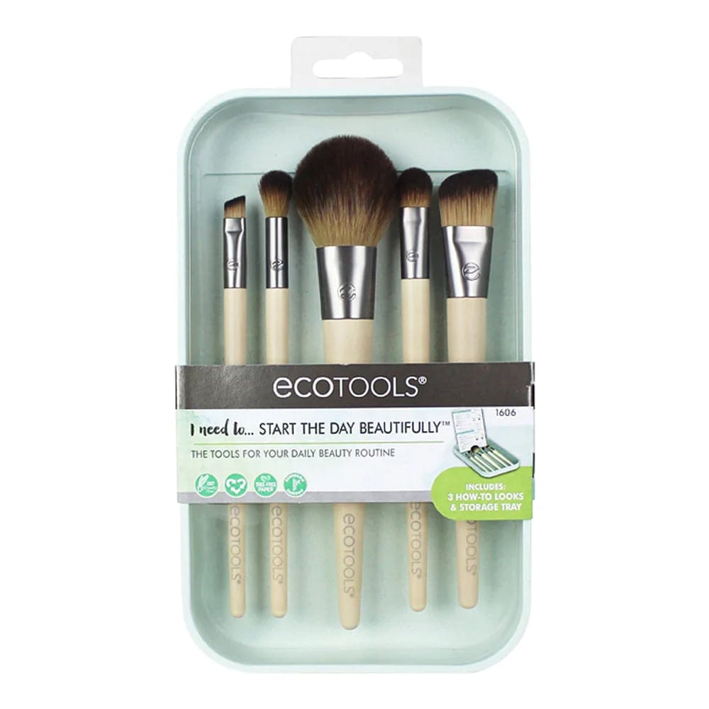 Ecotools - Set de pinceaux 'Start The Day Beautifully' - 5 Pièces
