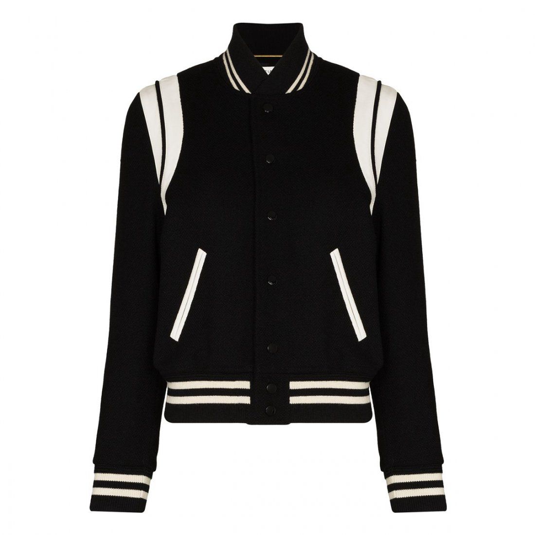 Saint laurent - "Veste 'Two Tone Varsity' pour Femmes"