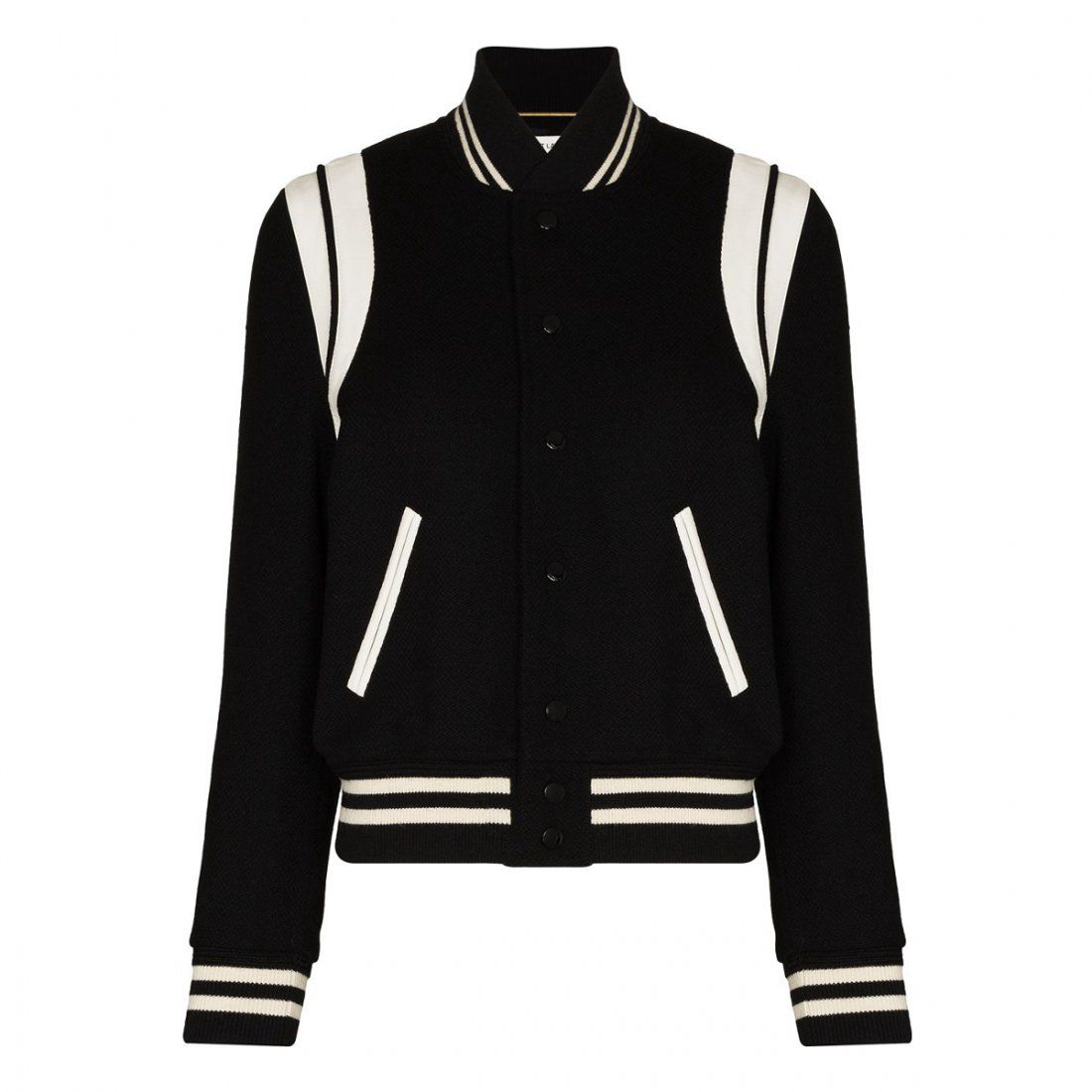 Saint Laurent - Veste 'Two Tone Varsity' pour Femmes