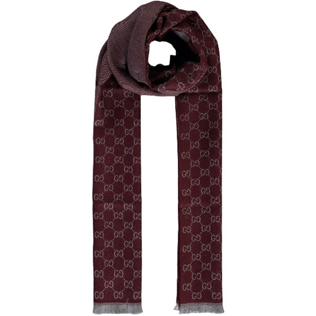 Gucci - Écharpe en laine 'Monogram' pour Hommes