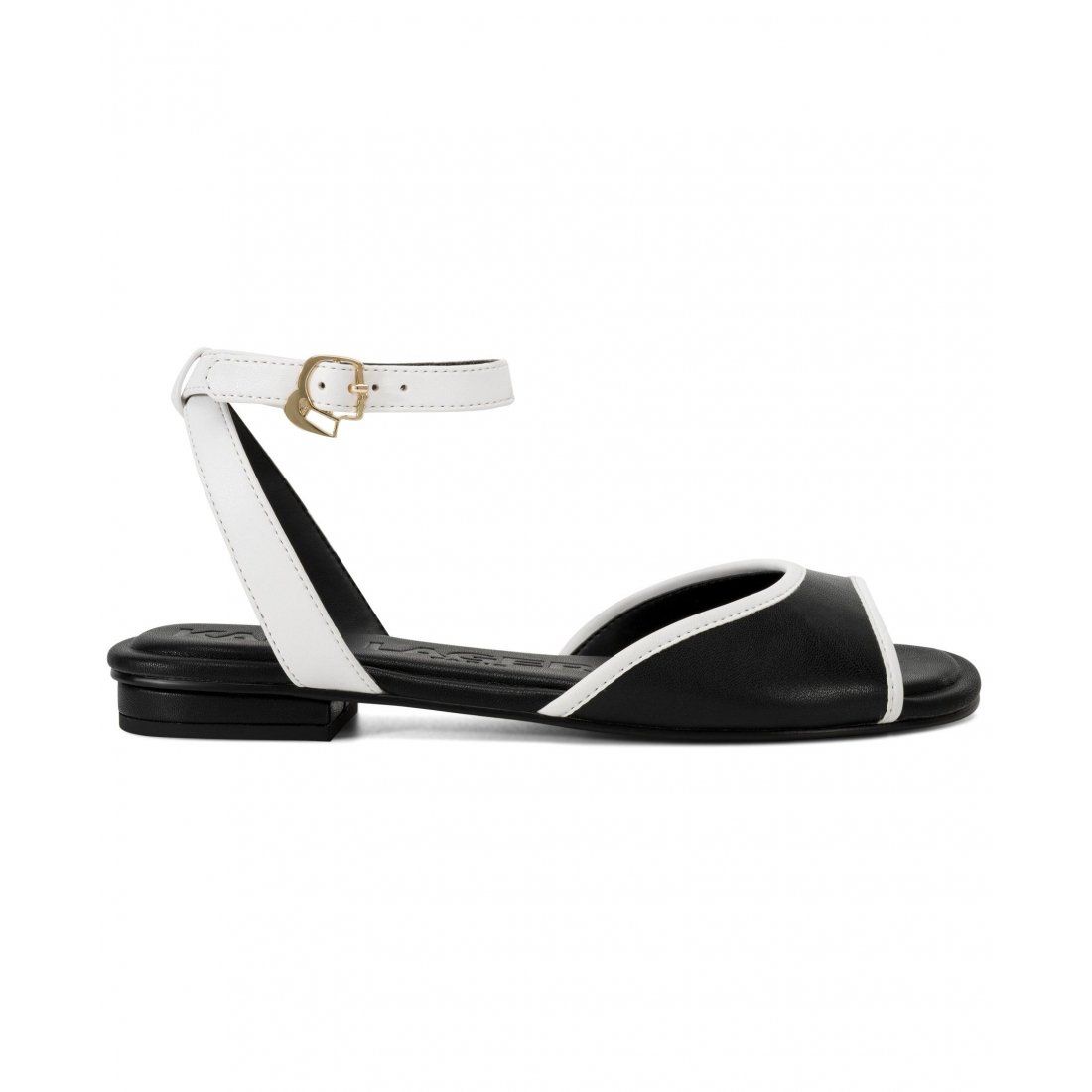 Karl lagerfeld paris - Sandales plates 'Cabria Ankle Strap' pour Femmes