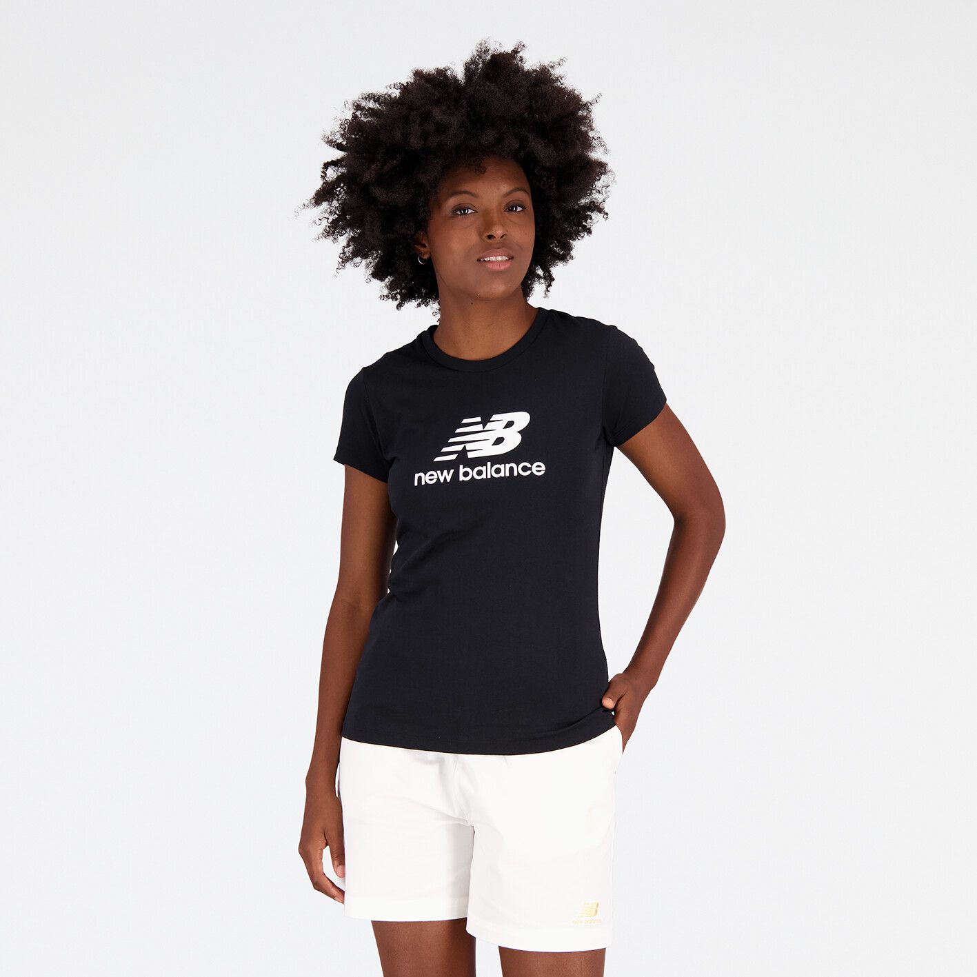 New Balance - W Essentials Stacked Logo T-Shirt