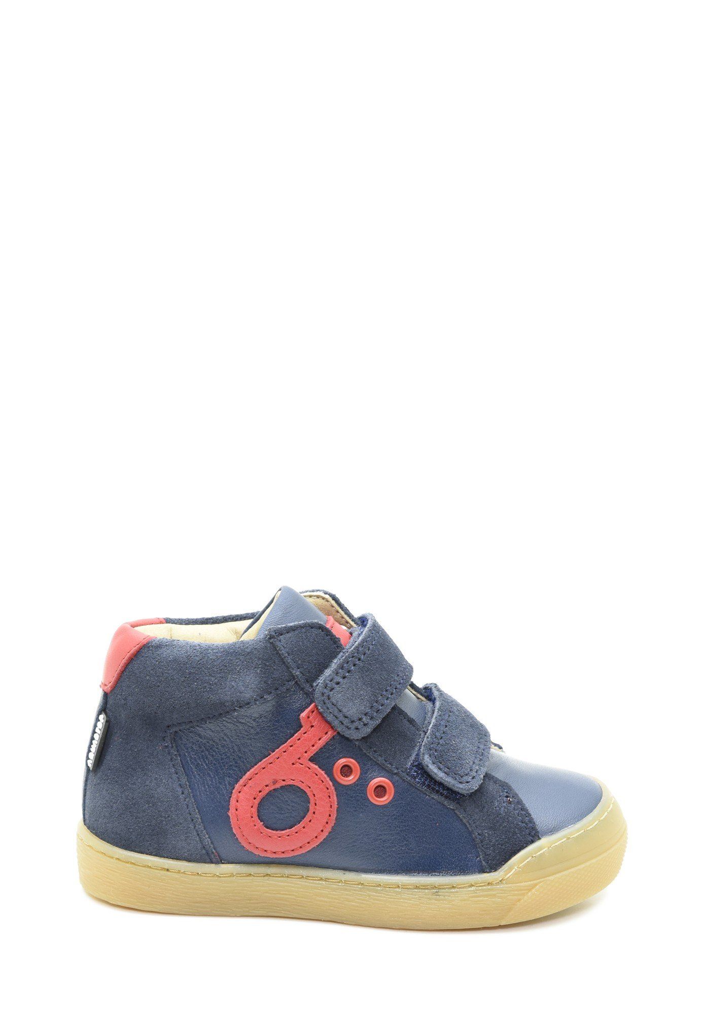 Benjie - Rapperswil velcro TEX Jeune enfant Bleu Rouge