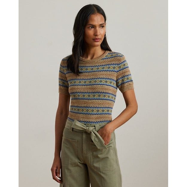 Lauren ralph lauren - "'Fair Isle Short-Sleeve Sweater' pour Femmes"