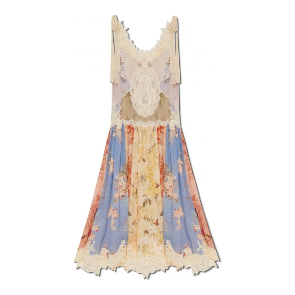 Zimmermann - Robe Midi 'With Lace Inserts' pour Femmes