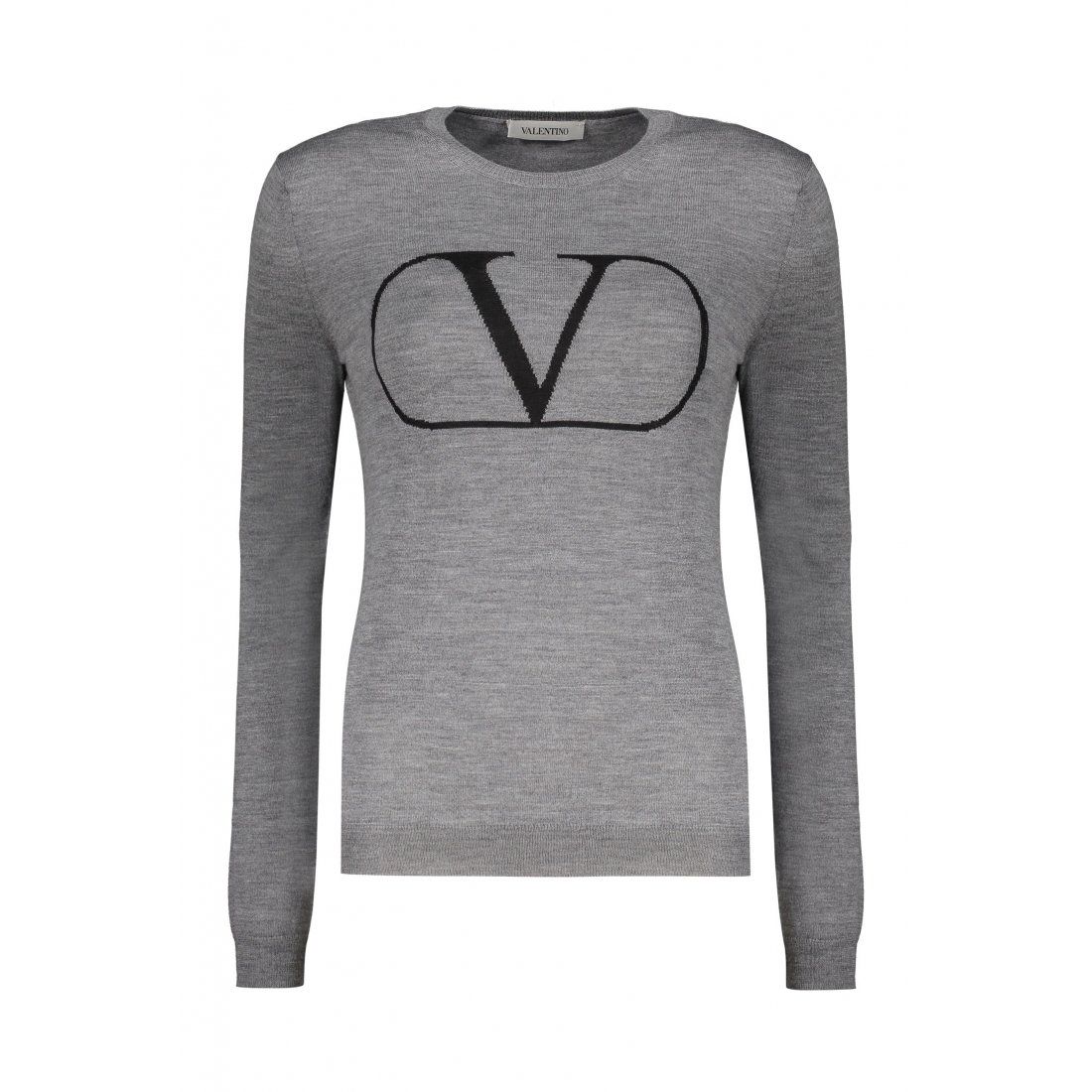 Valentino garavani - Pull 'Long Sleeve Crew-Neck' pour Femmes