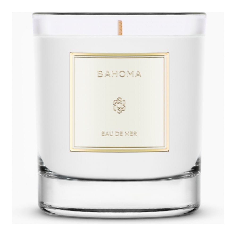 Bahoma London - Grande Bougie 'Pearl' - Eau de Mer 220 g