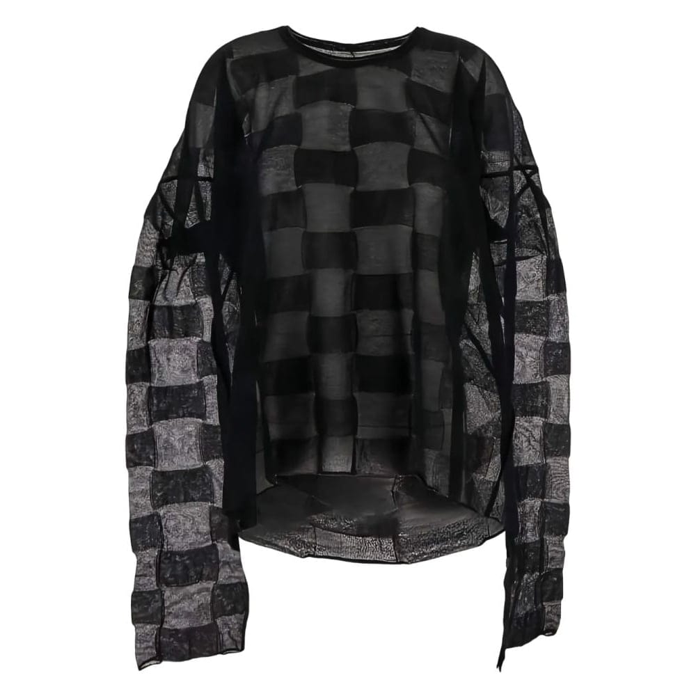 Uma wang - T-shirt 'Patterned-Jacquard' pour Femmes