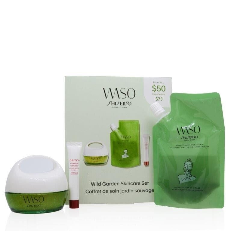 Shiseido - Coffret de soins de la peau 'Waso Wild Garden' - 3 Pièces