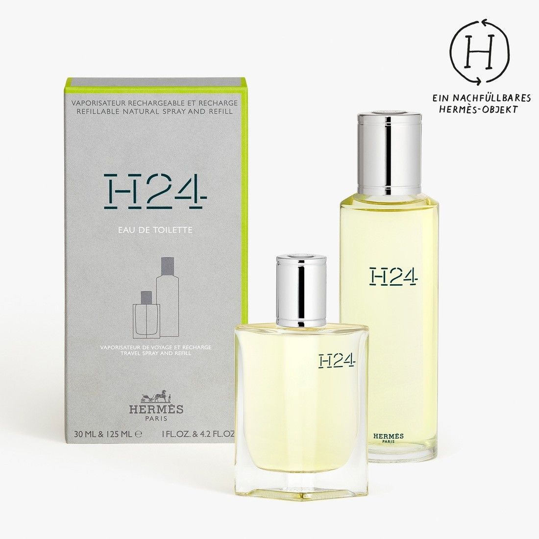 Hermès - Eau de toilette, Eau de toilette - Recharge 'H24' - 2 Pièces