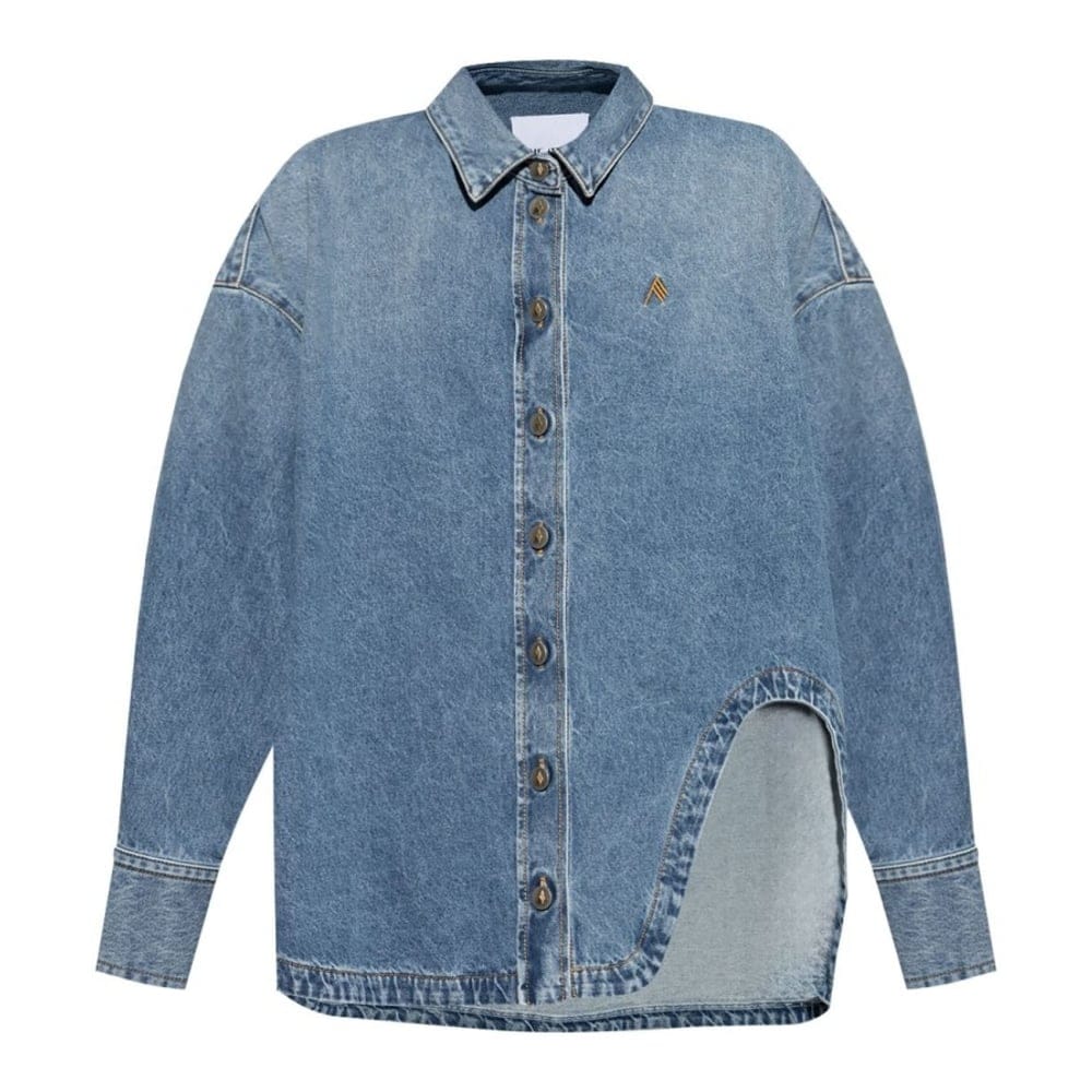 The attico - Chemise en Jean 'Embroidered' pour Femmes