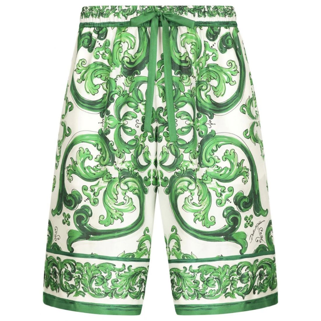 Dolce&gabbana - Short 'Majolica-Print' pour Hommes