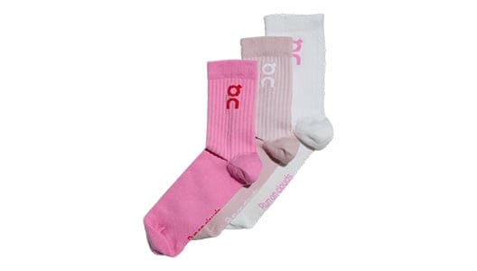 On running Logo Sock High 3P-2UF10313052--U-Mauve|Raspberry-47-49-L  47 - 49