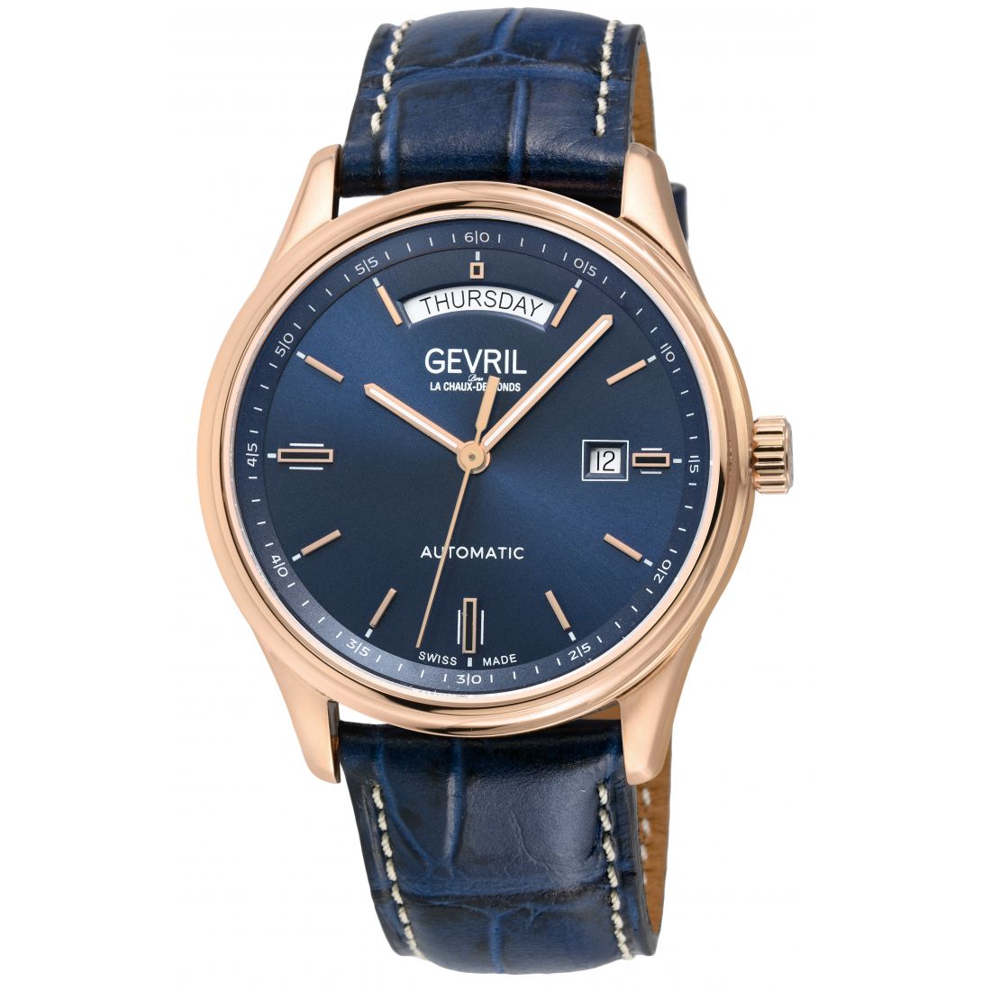 Gevril - Men's Excelsior SS/IPRG Case Watch