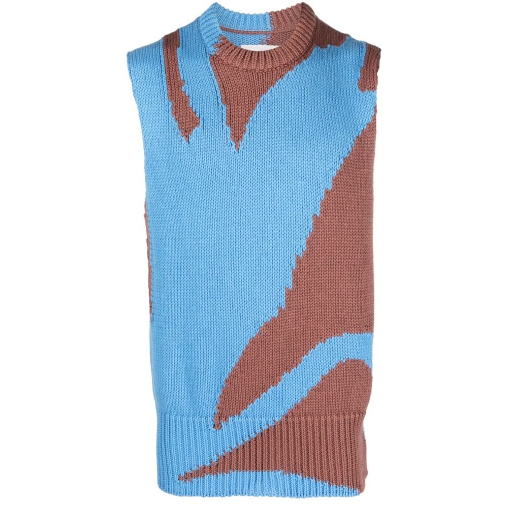 Jil sander - Gilet 'Abstract-Print' pour Hommes