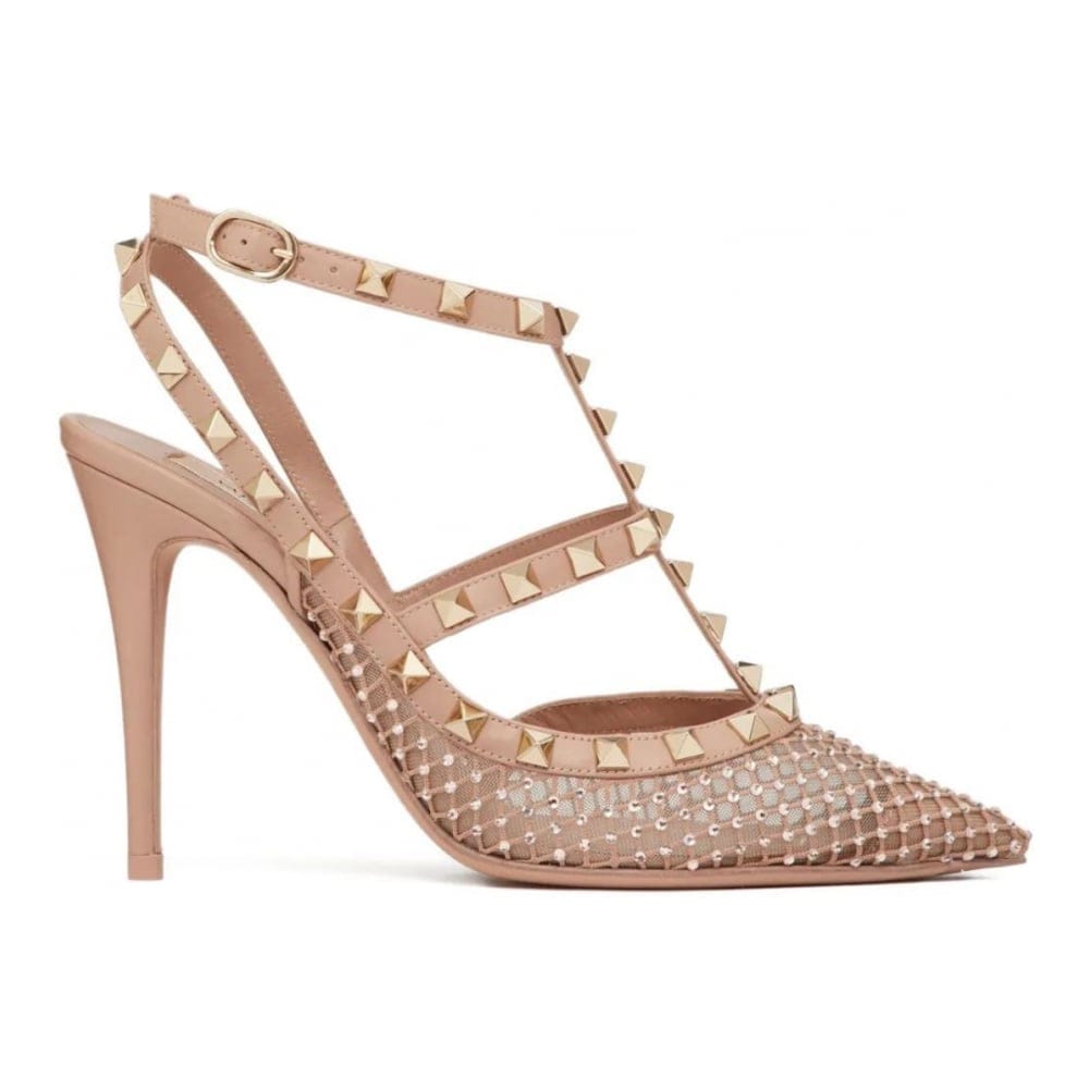 Valentino garavani - Escarpins 'Rockstud Crystal-Embellished' pour Femmes