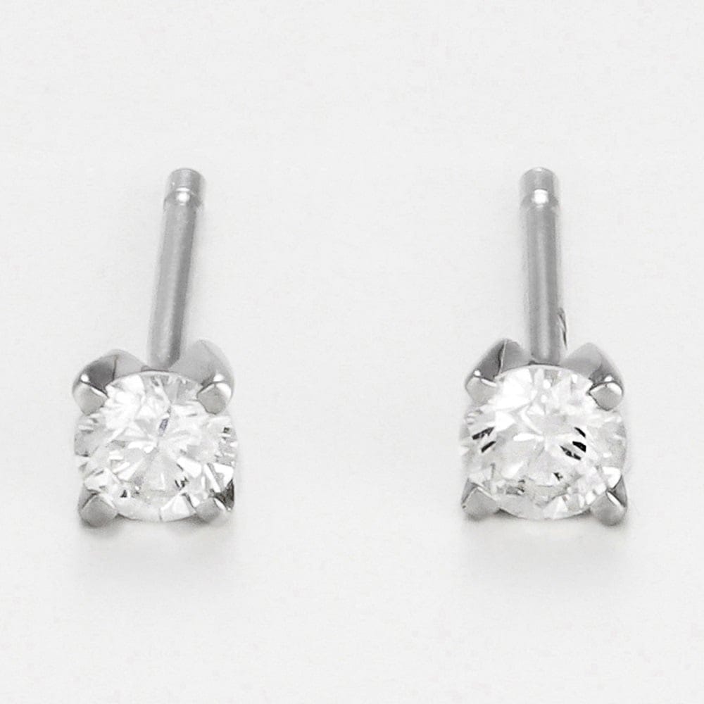 Atelier du diamant - Boucles d'oreilles 'Single Diamond' pour Femmes