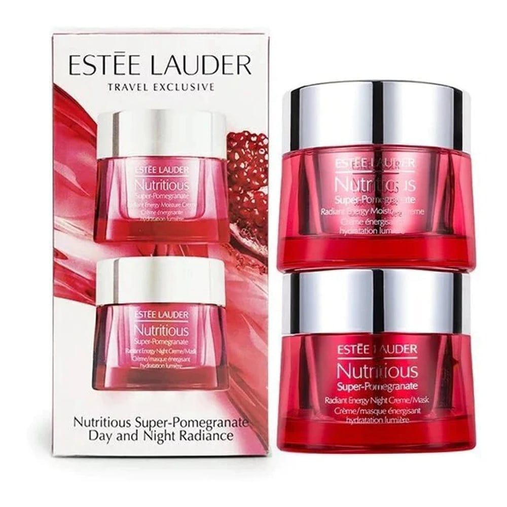 Estée Lauder - Coffret de soins de la peau 'Nutritious Super-Pomegranate Day & Night Radiance' - 2 Pièces