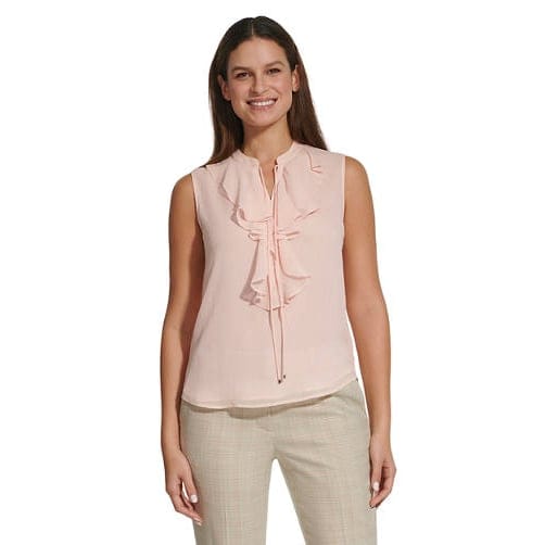 Tommy hilfiger - Blouse sans manches 'Ruffle' pour Femmes