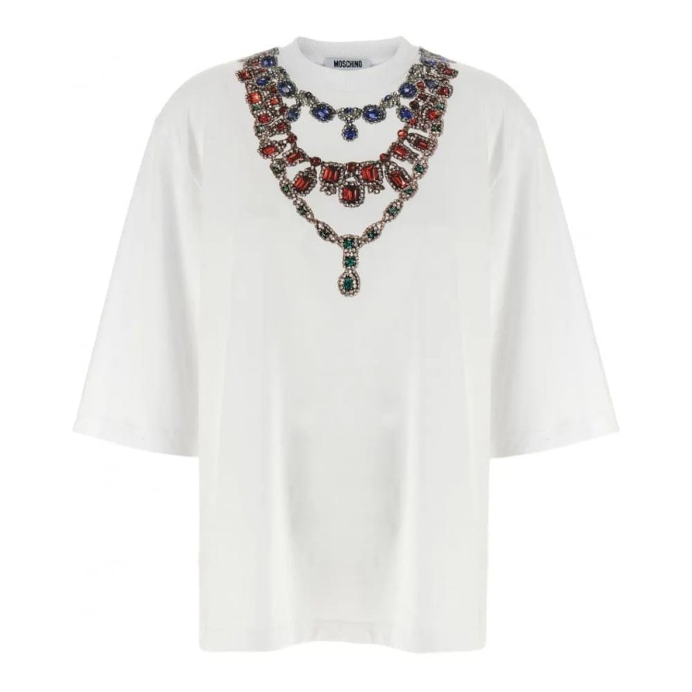 Moschino - T-shirt 'Jewel-Print' pour Femmes
