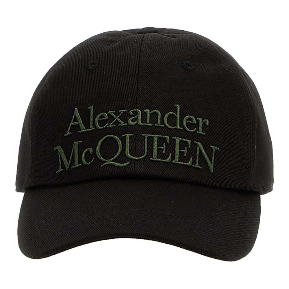 Alexander mcqueen - "Casquette 'Logo-Embroidered' pour Hommes"