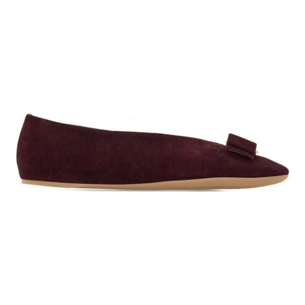 Ferragamo - Ballerines 'Vara Leather Ballerina Shoes' pour Femmes
