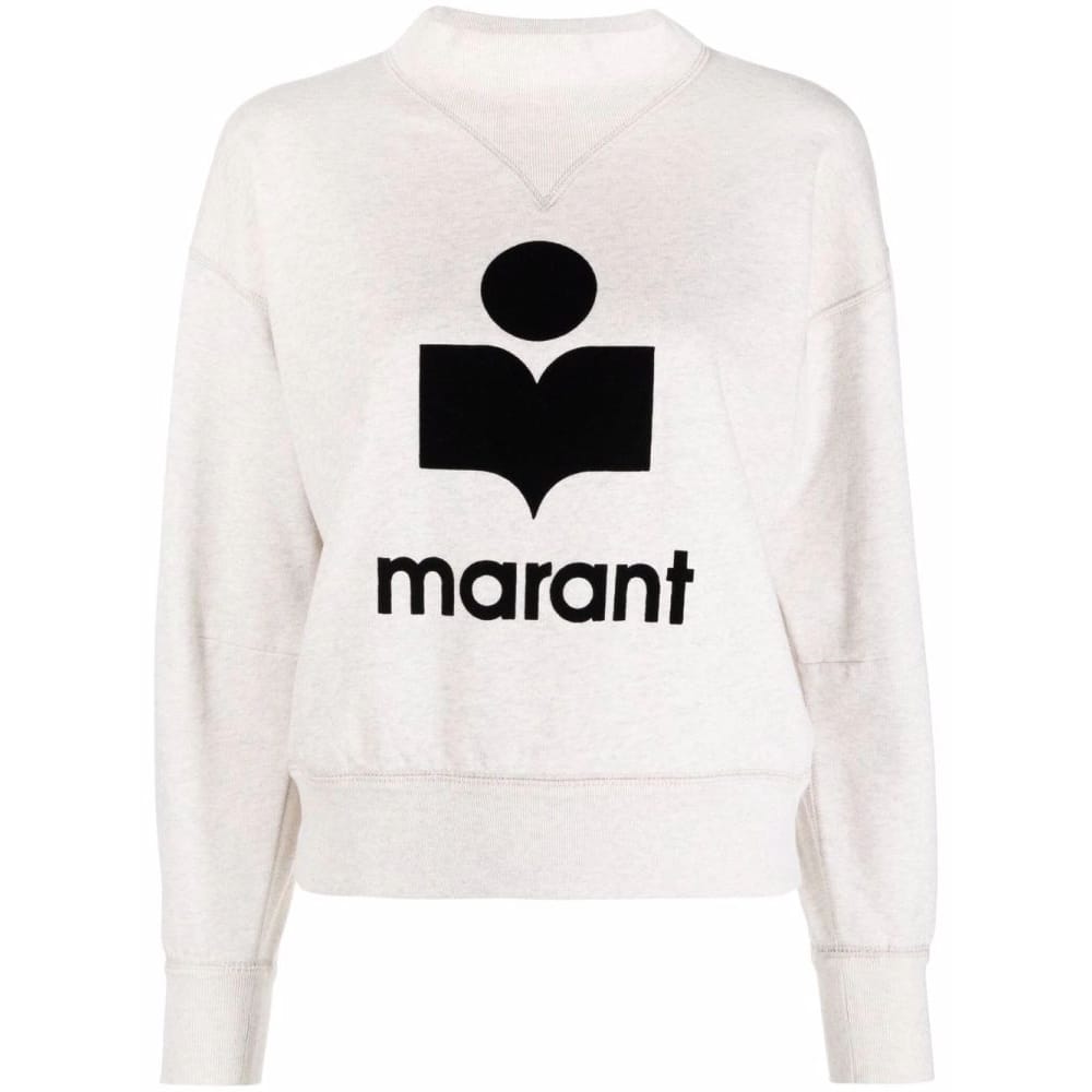 Isabel Marant Etoile - Sweatshirt 'Moby Flocked-Logo' pour Femmes