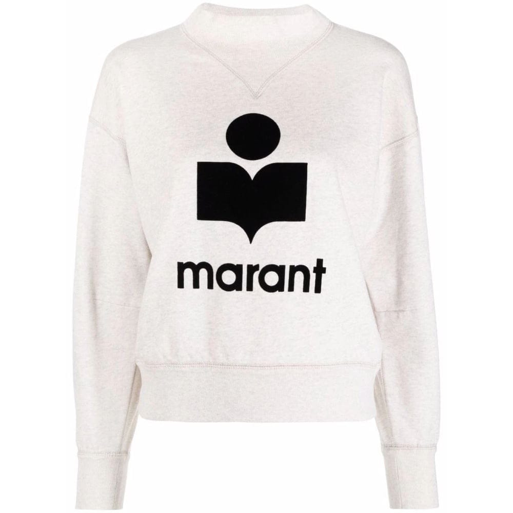 Isabel Marant Etoile - Sweatshirt 'Moby Flocked-Logo' pour Femmes