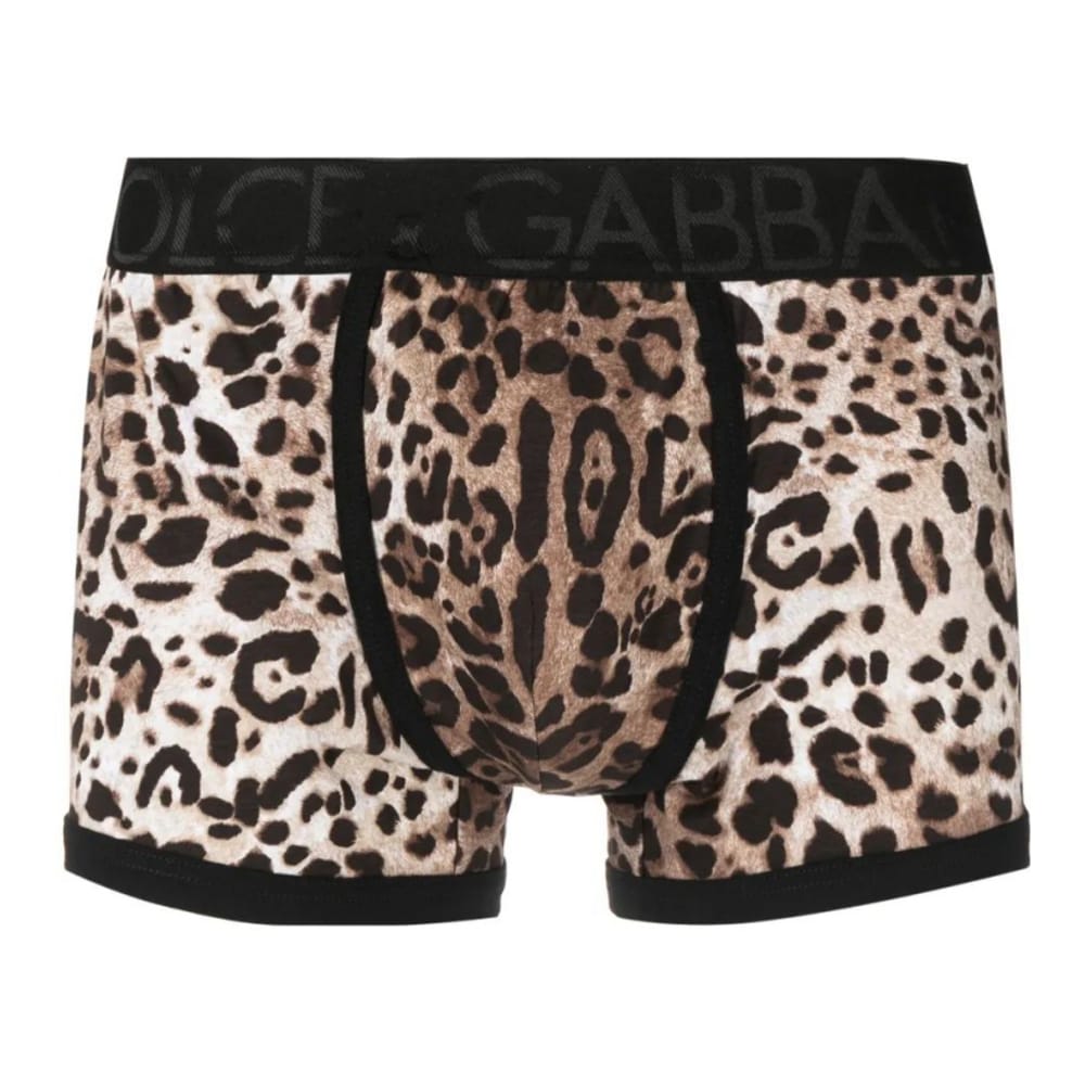 Dolce&gabbana - Boxer 'Leopard-Print' pour Hommes