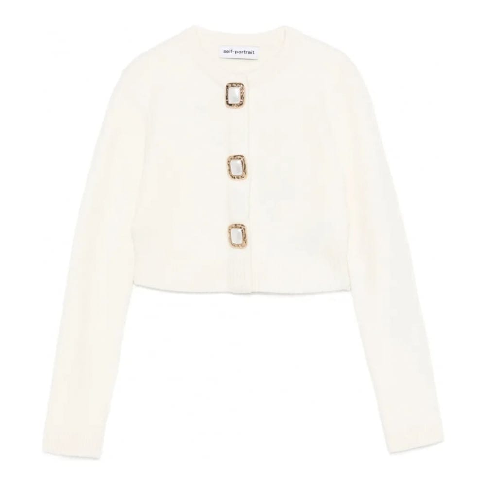 Self-portrait - Cardigan 'Button-Embellished' pour Femmes