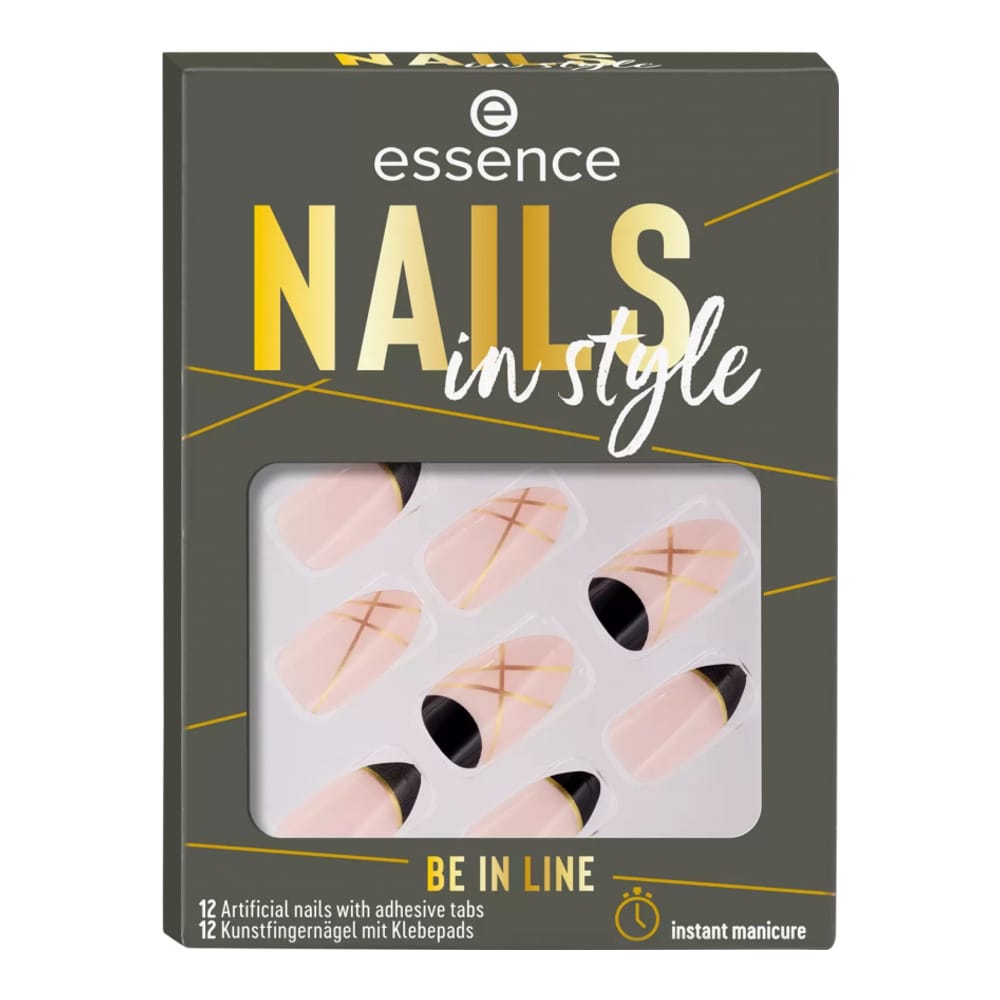 Essence - Faux Ongles 'Nails In Style' - 12 Be In Line 12 Pièces