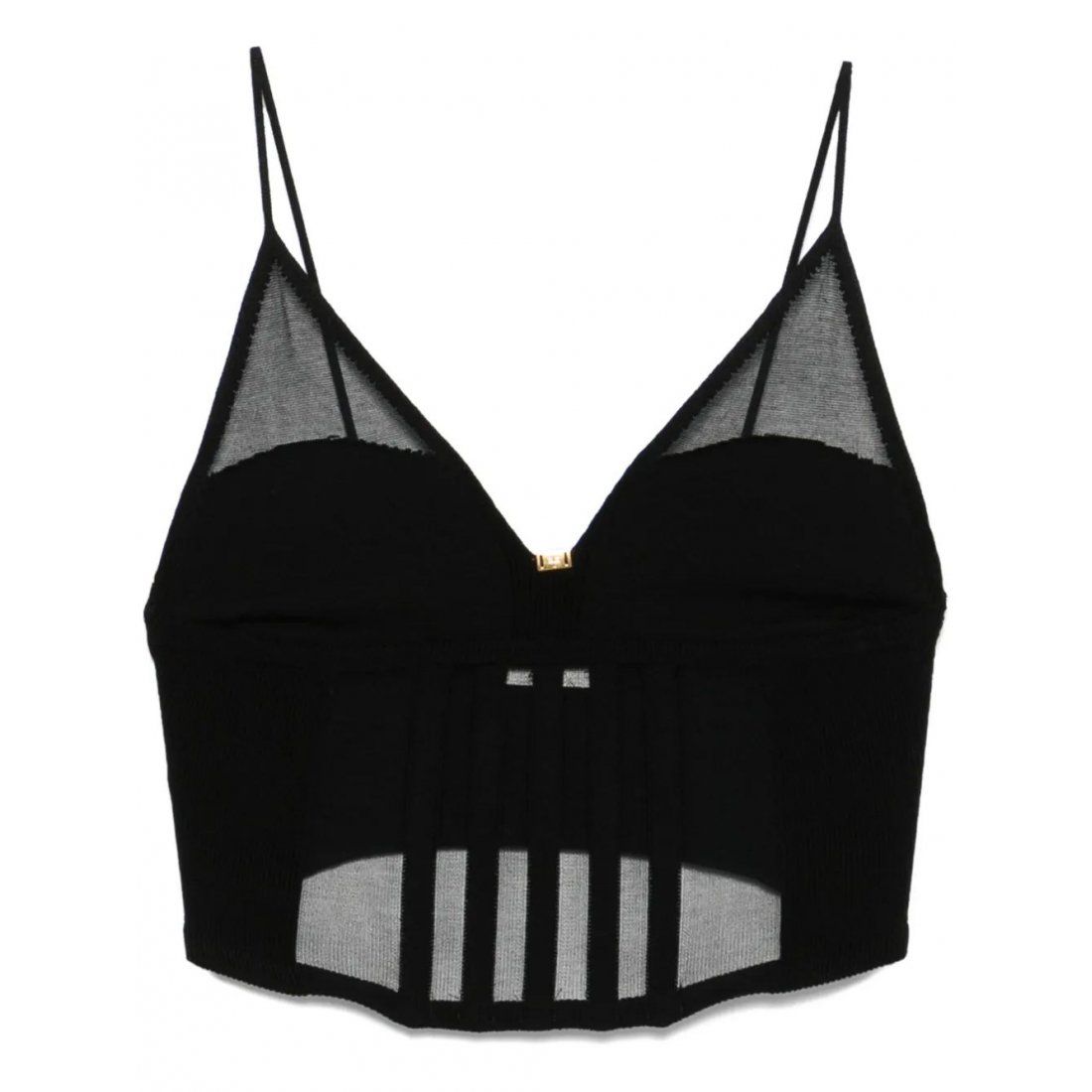 Elisabetta franchi - Haut sans manches 'Corset-Style' pour Femmes