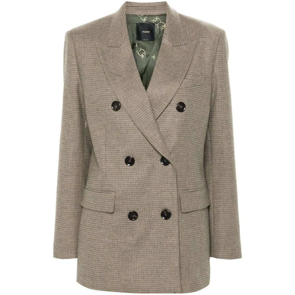 Pinko - Blazer 'Check-Pattern' pour Femmes