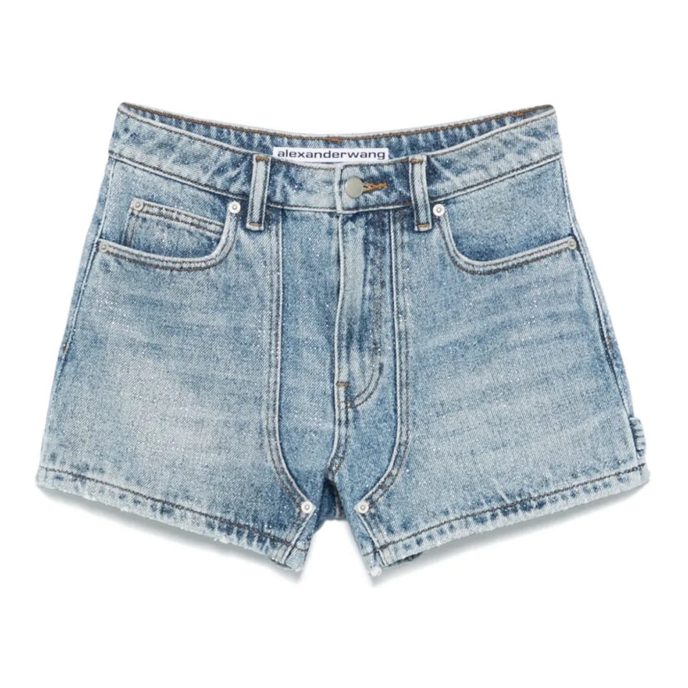 Alexander wang - Short taille haute 'Crystal-Pattern' pour Femmes