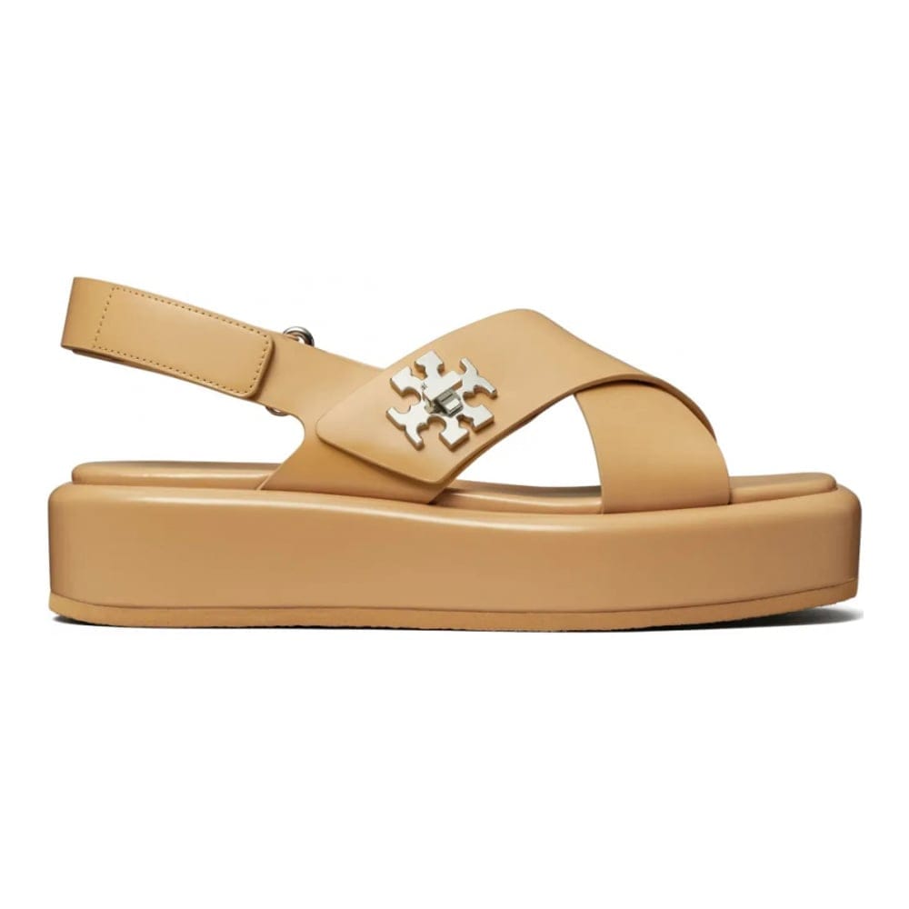Tory burch - Sandales à semelle plateforme 'T Lock' pour Femmes