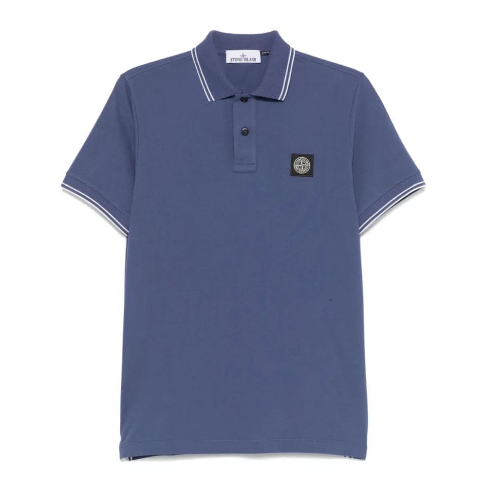 Stone island - Polo 'Piqué' pour Hommes