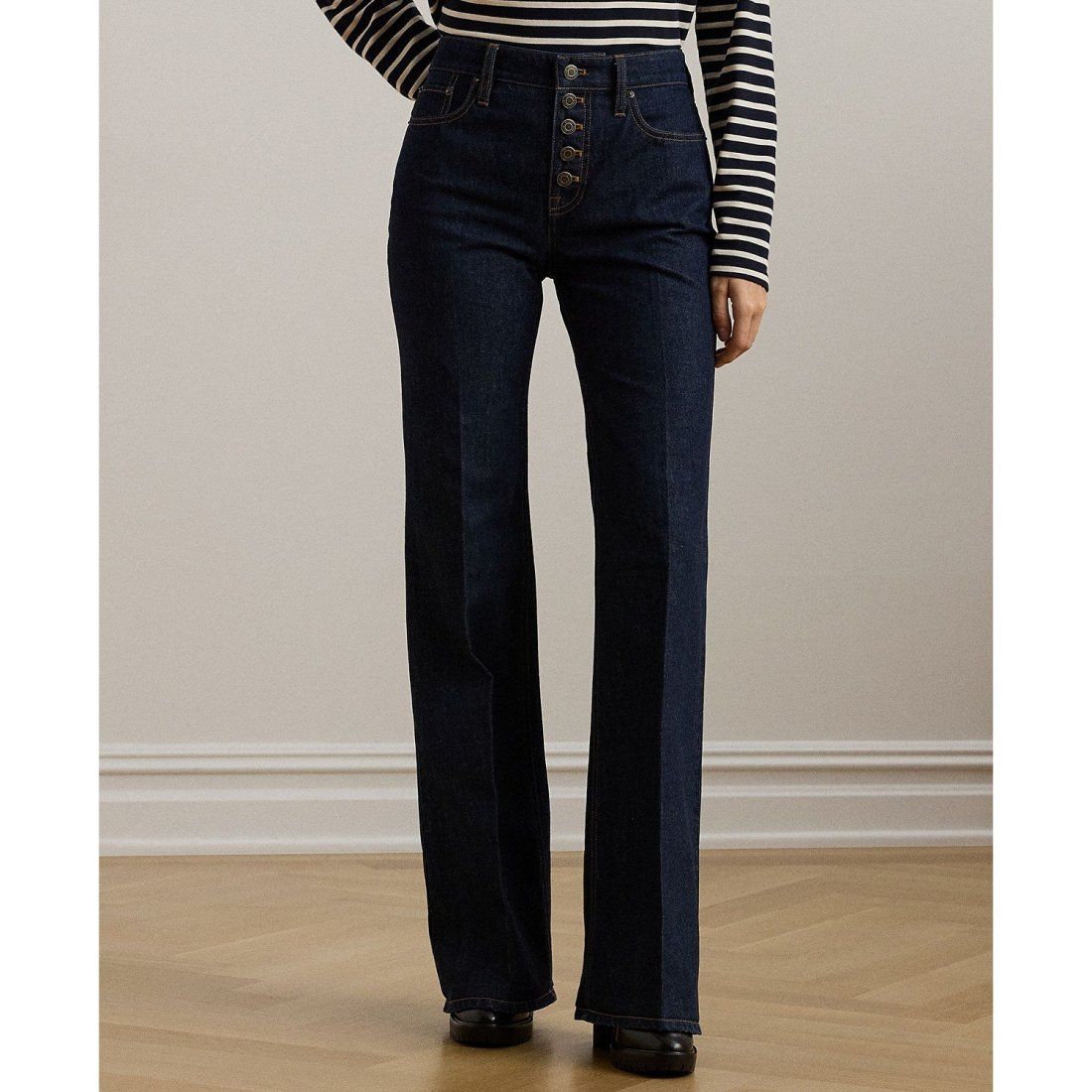Lauren ralph lauren - "Jeans 'High-Rise Flare' pour Femmes"