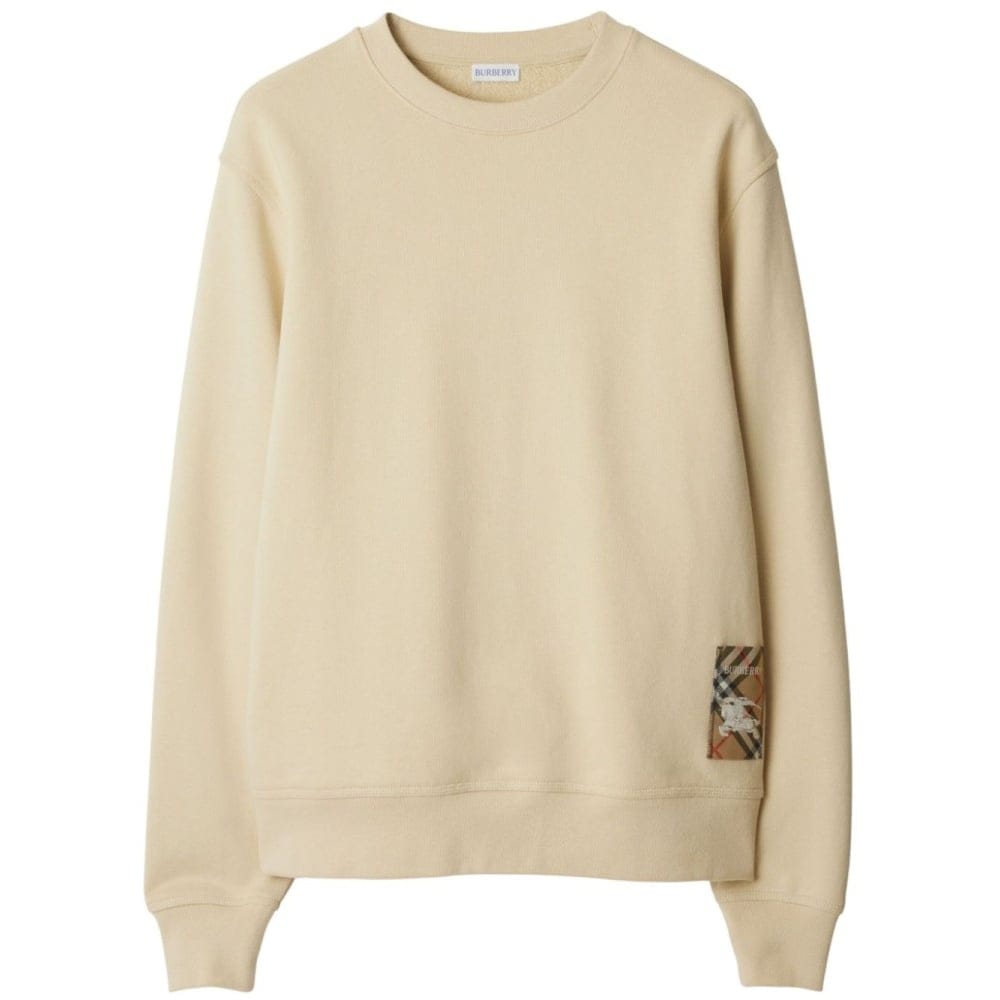 Burberry - Sweatshirt 'Check-Patch' pour Hommes